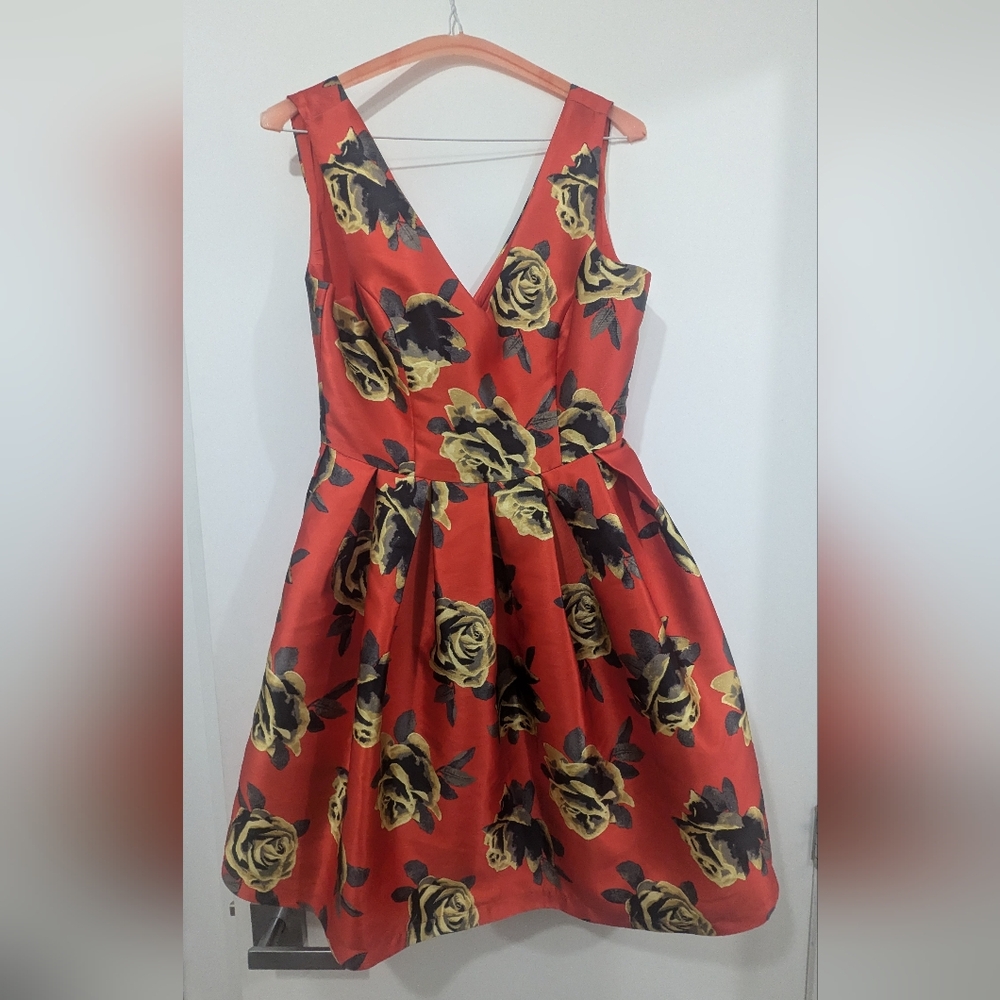 Le Chateau red cocktail dress